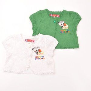 Cute Green Panda Short Jacket Cape Girl Kawaii Japanese Sailor